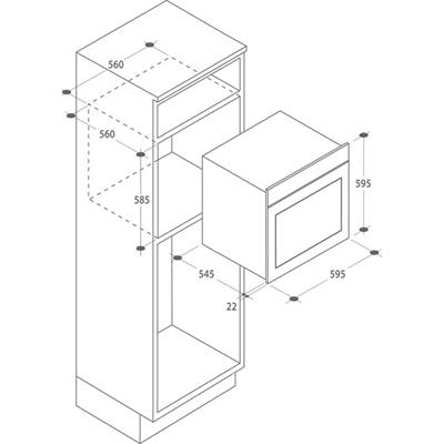 FCC604RA FORNO INC. MULTF. ELET. RAME A+ CLASSIC CANDY