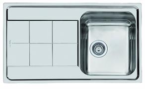 LAVELLO INC. INOX 860X500 1V+GOCC.DX KS FOSTER