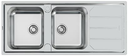 LAVELLO INC. INOX 1160X500 2V+GOCC.DX ELETTRA FOSTER