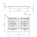 P. COTT. 2 GAS INC. INOX 760X500 FL FOSTER