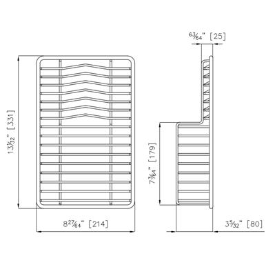 CESTELLI T5 SPVAPOL INOX 21,4X33,1   FOSTER