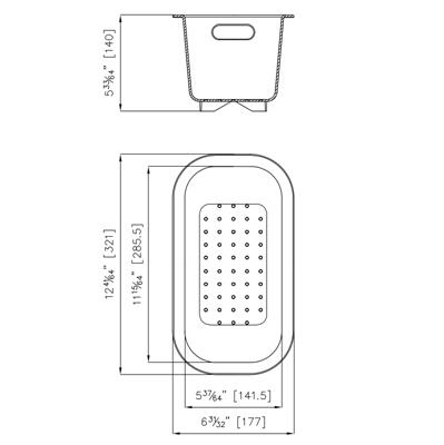 VASCHETTE TIPO Q BIANCO 17X32   FOSTER