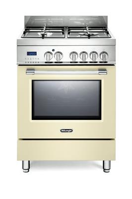 PRO66MC CUCINE F.S. 60x60 GAS/ELET. CREMA A PROFESS. DE LONGHI