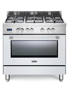 PRO96MW CUCINE F.S. 90x60 GAS/ELET. B.CO  A PROFESS. DE LONGHI