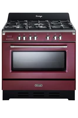 MEM965RA CUCINE F.S. 90x60 GAS/ELET. BORDEAUX A MASTERC. DE LONG