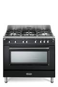 MGV965NX CUCINE F.S. 90x60 GAS/GAS NERO/INOX   MASTERC. DE LONGH