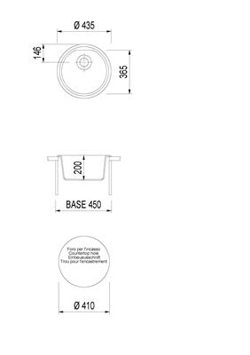 ATLANTIC LAV.    44 TONDO INC. UM. ALLUMINIO PLADOS