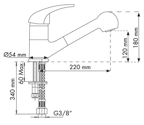 QUARMIXEXT MISCELATORE B.CO DOCCIA ESTR. PLADOS