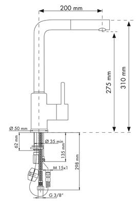 VEMIXEXTL MISCELATORE CROMO DOCCIA ESTR. PLADOS