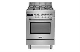 PRO66MXP CUCINE F.S. 60x60 GAS/ELET. INOX A+ PROFESS. DE LONGHI