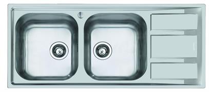 LAVELLO INC. INOX 1160X500 2V+GOCC.SX SPAZZOLATO FM FOSTER