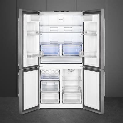 FQ60XF FRIGO NOFROST F.S.182X90X70 SIDEBYSIDE INOX A+  SMEG